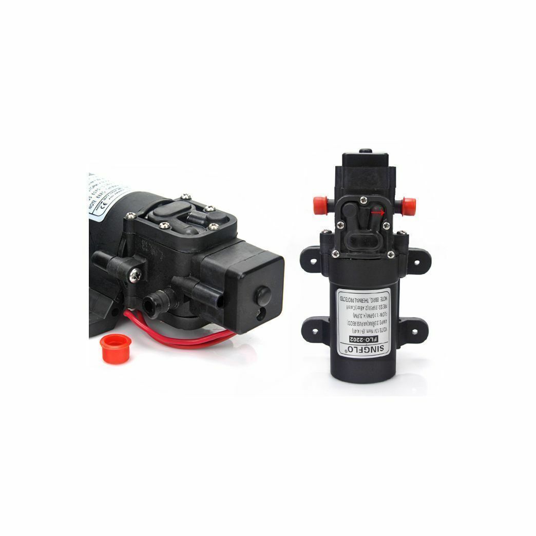 12V 4.3Lpm Self-Priming Water Pump High Pressure Caravan Camper Boat Marine Home