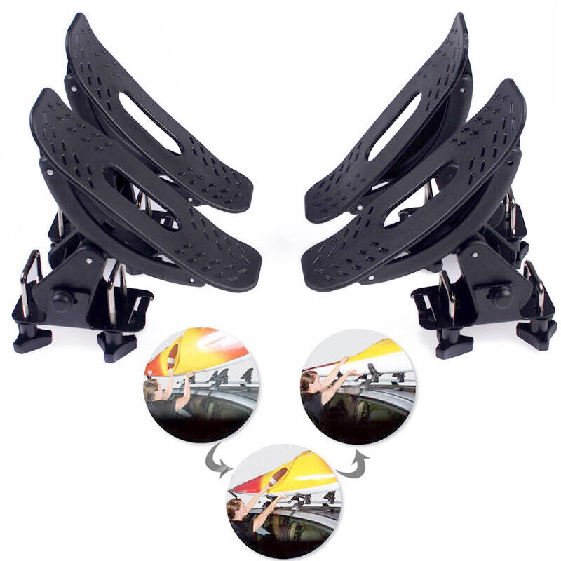 Universal Kayak Carrier Saddle Watercraft Roof Rack Arm Canoe Loader