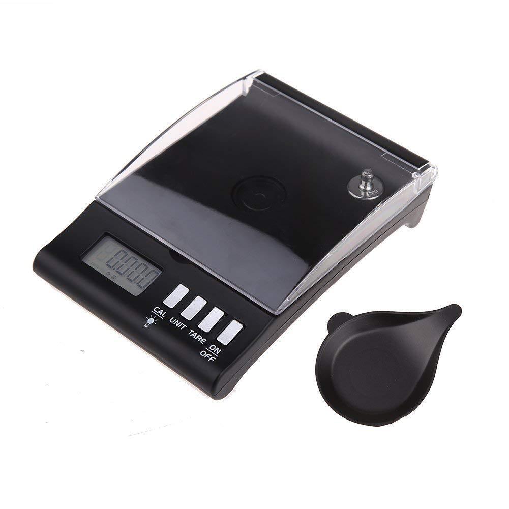 0.001g 30g Electronic Digital Milligram Pocket Jewellery Scale LCD Display Black