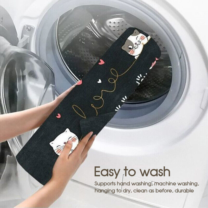 Non-Slip Kitchen Door Carpet Anti-Oil Floor Rug Waterproof Mat Pad Bathroom Home