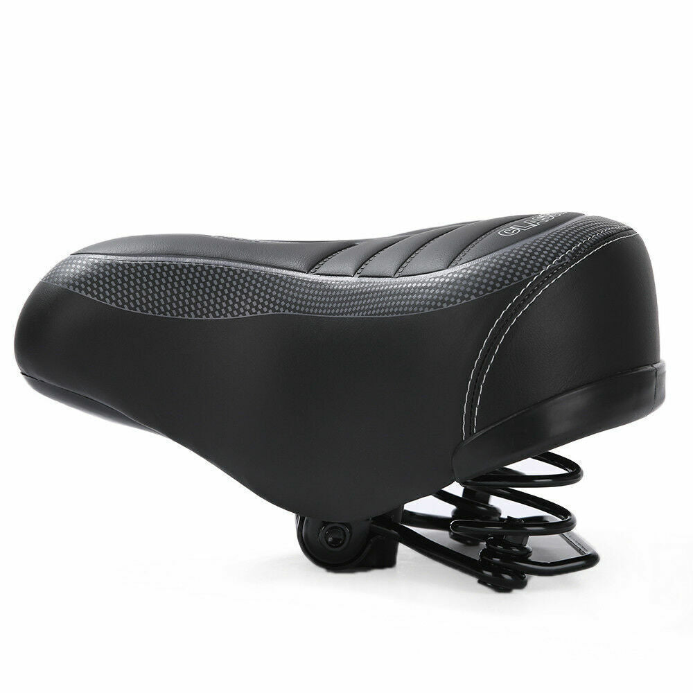 Wide Big Bum Bike Bicycle Gel Cruiser Comfort Saddle Seat Sporty Soft Cushion