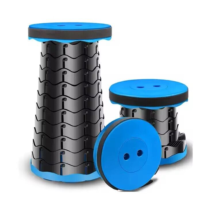 Portable Stool Retractable Chair Folding Telescoping Seat Camping Fishing Chair