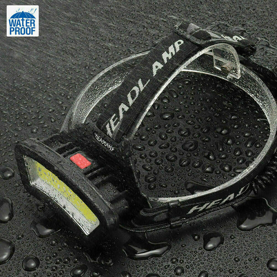 1000000LM COB+LED HEADLAMP HEADLIGHT TORCH USB RECHARGEABLE FLASHLIGHT WORK