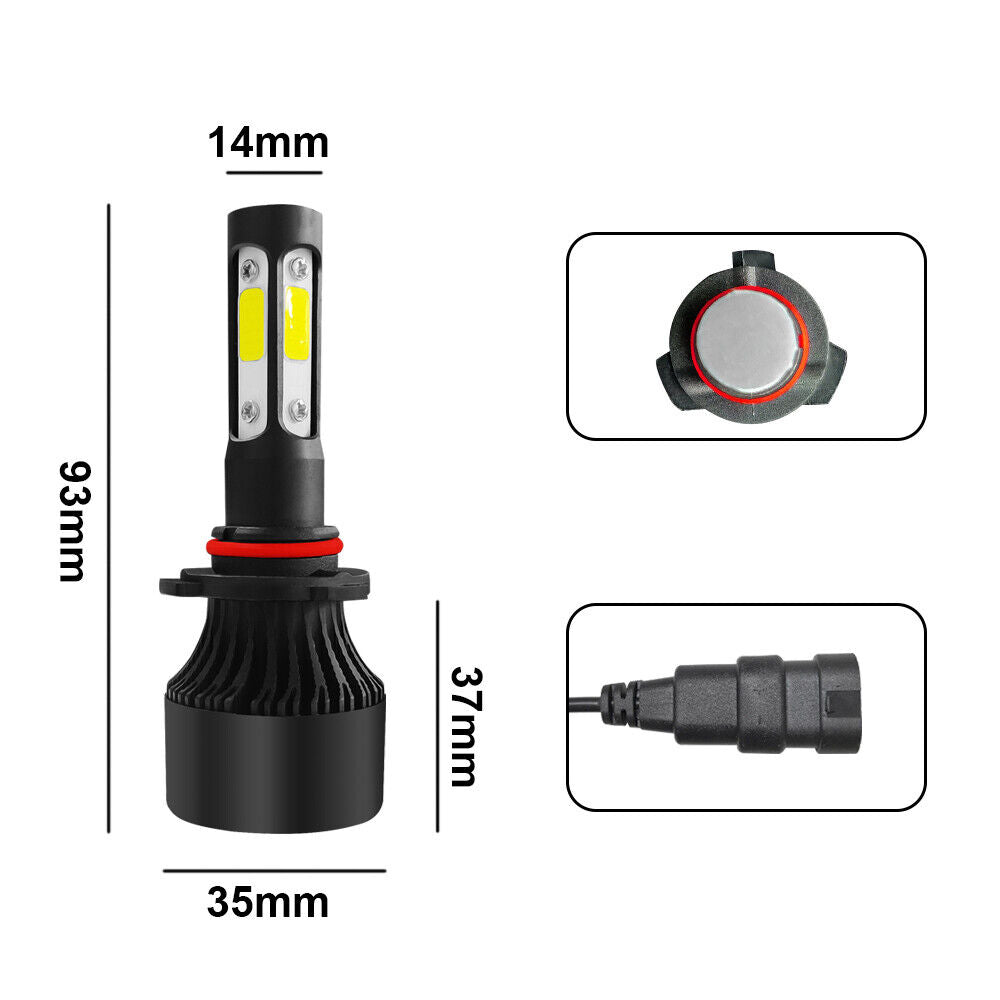 H11 LED Headlight Kit Low Beam Bulbs Super Bright 360000LM 6000K White