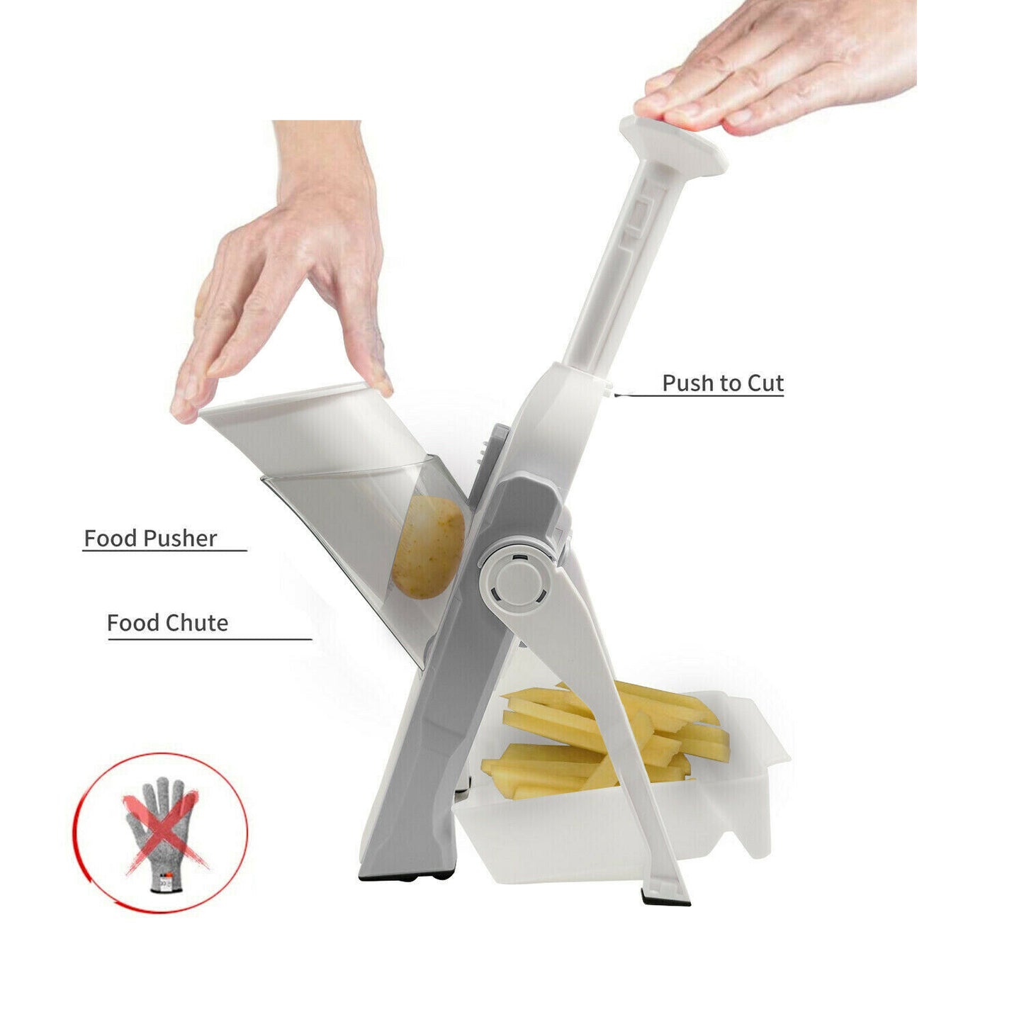 Multifunctional 4 in 1 Kitchen Chopping Artifact Vegetable Slicer Food Chopper