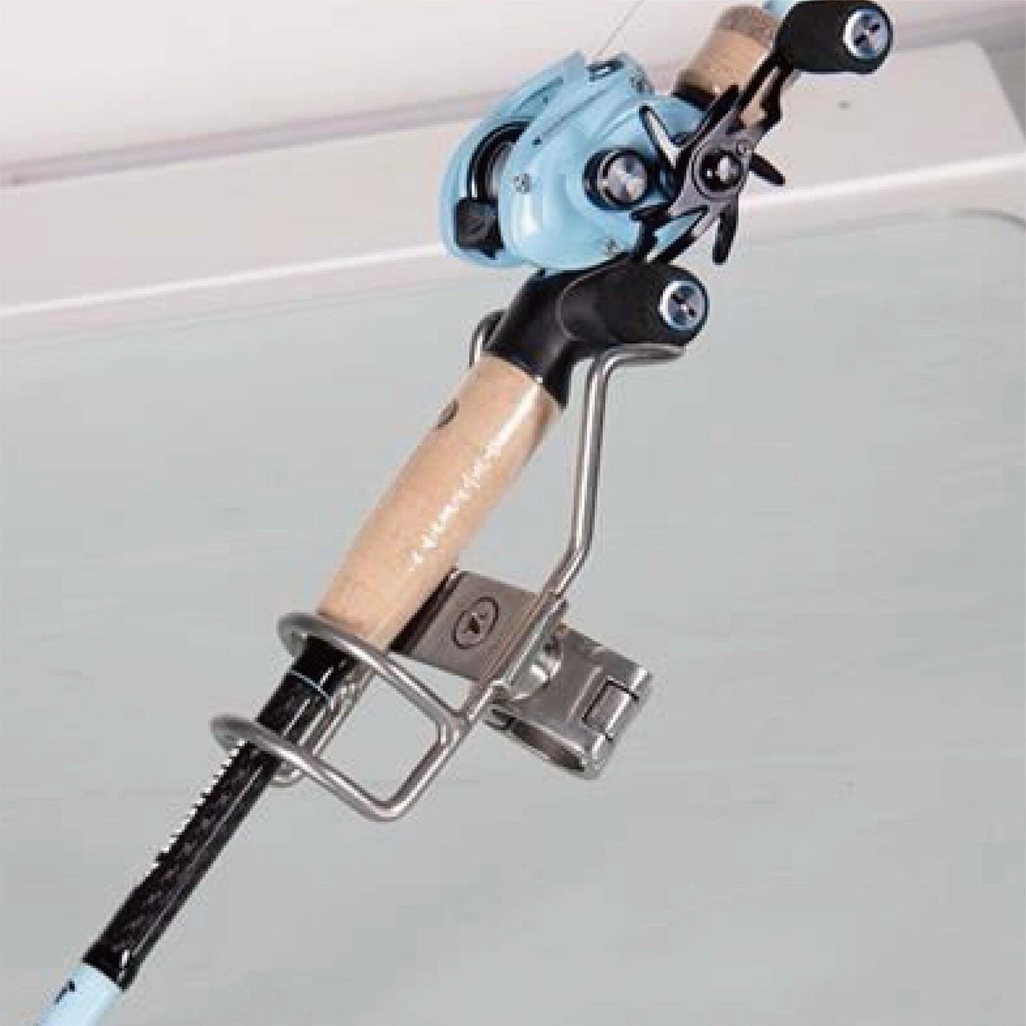 Stainless Steel Rod Holder Rail Mount Wire Fishing Boat Marine Grade