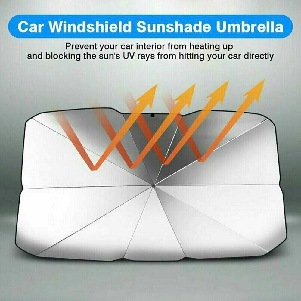 Foldable Car Windshield Sunshade Umbrella Front Window Cover Visor Sun Shade
