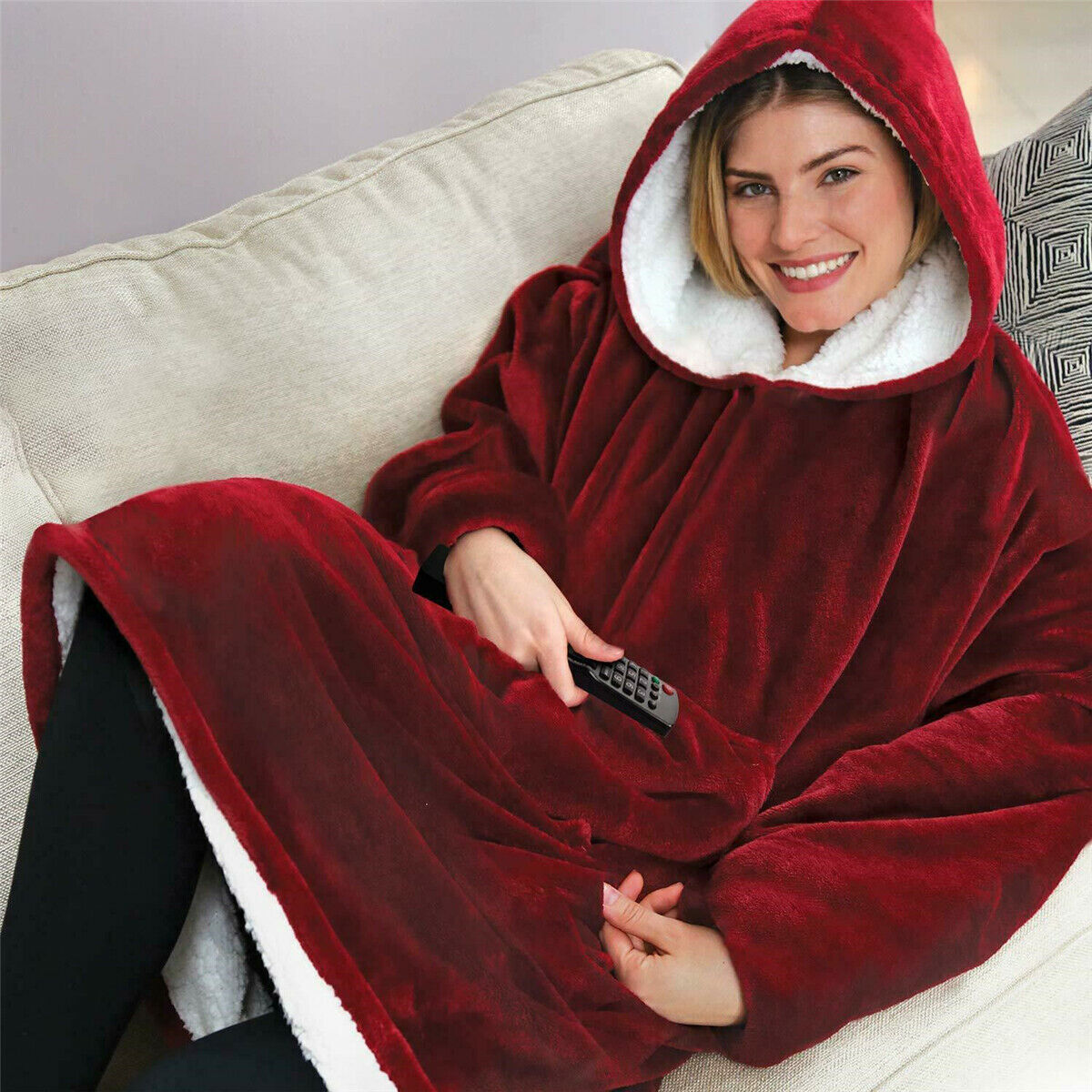 Blanket Sweatshirt Ultra Plush Blanket Soft & Warm