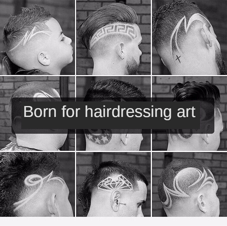 Portable Electric LCD Men Hair Trimmer Clippers Beard Shaver Cutting Cordless