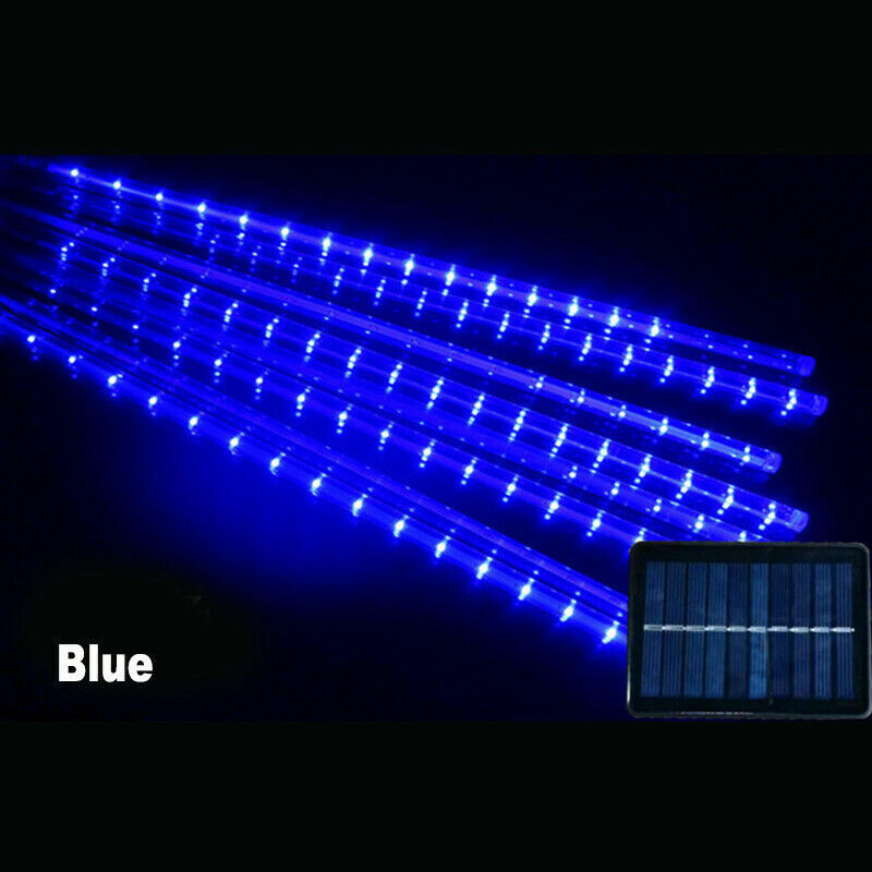 288LED Solar String Light Meteor Shower Rain Tree Flowing Lighting XMAS Party