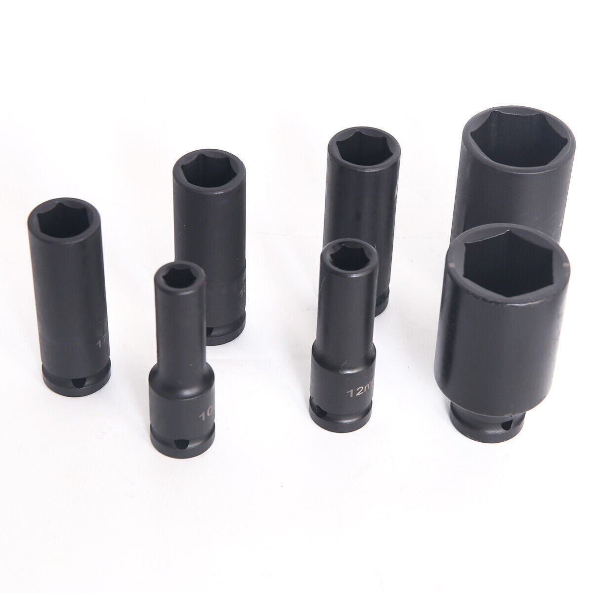 19pcs 1/2''Drive Deep Impact Socket Tool Set Metric Garage Workshop Tools 8-36MM