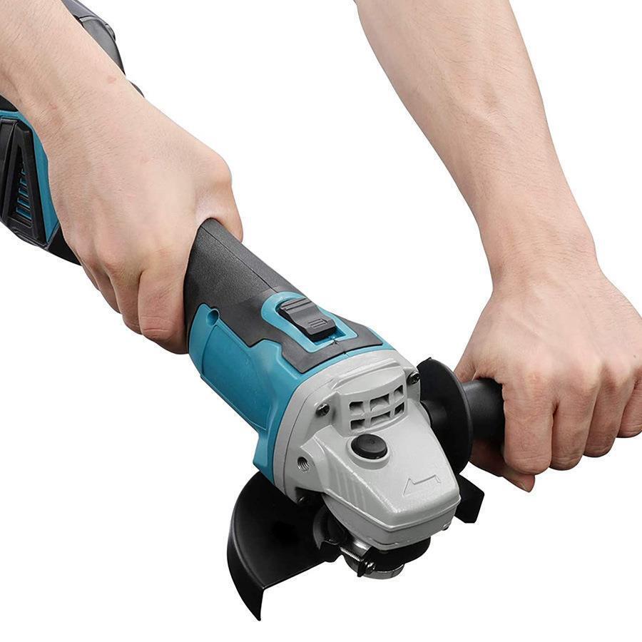 Brushless Cordless Angle Grinder 125mm Cutting Polishing For Makita 18V Battery