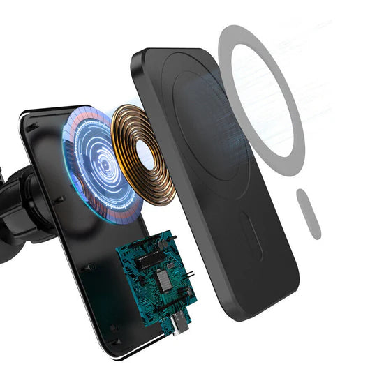 MAGNETIC WIRELESS CHARGER CAR HOLDER WIRELESS MOUNT FOR IPHONE 13 14 PRO MAX