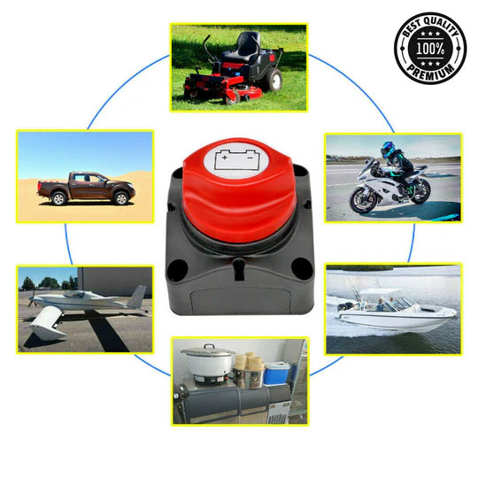 BATTERY MASTER DISCONNECT SWITCH 12V/24V/48V BOAT MARINE CARAVAN ISOLATOR ON/OFF