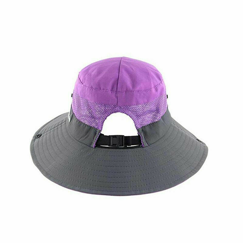 Wide Brim UV Sun Protective Bucket Hat Fishing Hiking Travel Beach Cap