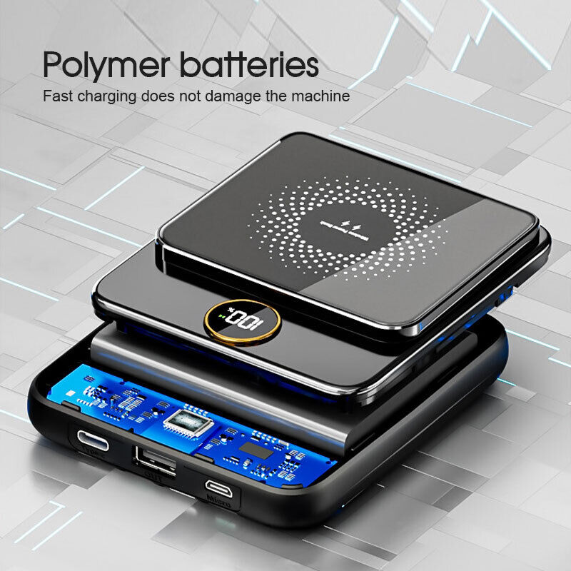 10000mAh 4 USB Backup External Battery Power Bank Fast Charger For Cell Phone