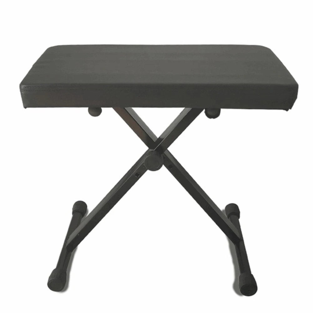 3-Way Adjustable Piano Stool Folding Keyboard Bench Chair with Padded Seat