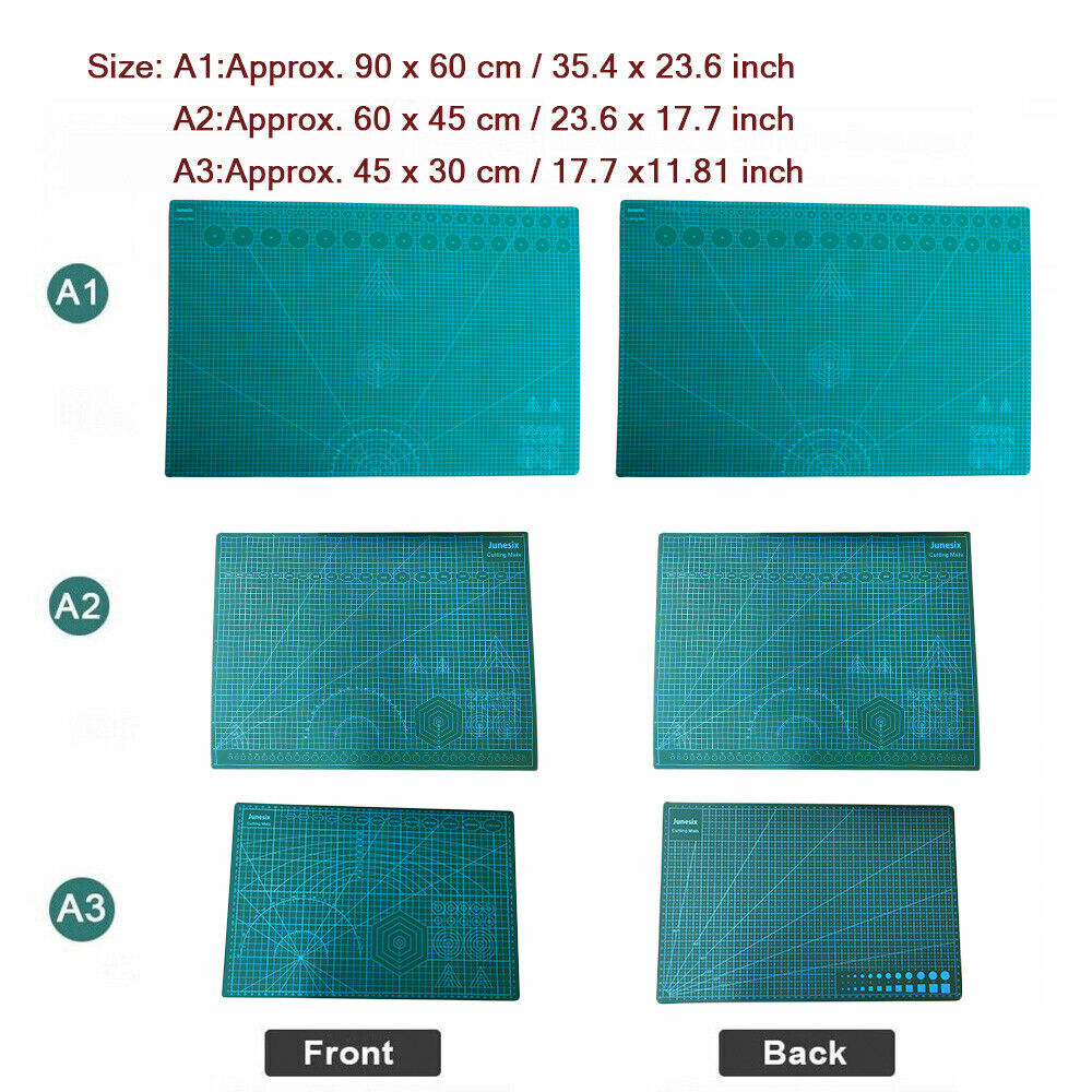 A1 A2 A3 Large Thick Self Healing Cutting Mat Double-Side Art Craft DIY Stock