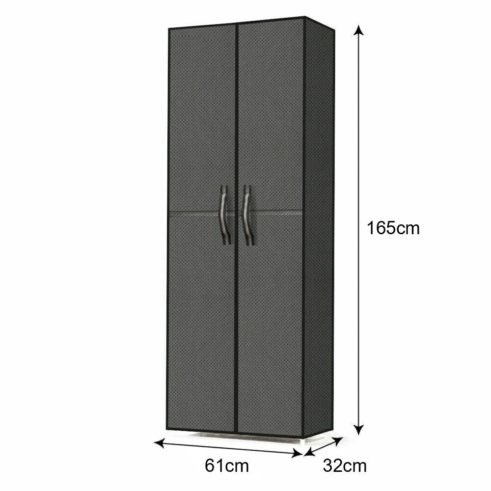 10 Tiers Shoe Rack Stackable Fabric Cabinet Storage Holder Wardrobe Organiser