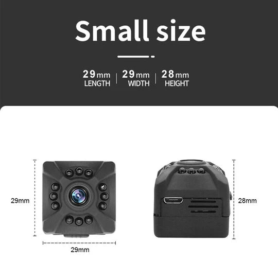 Mini Wifi Wireless IP Spy Hidden Camera 1080P HD Security Cam Network Monitor