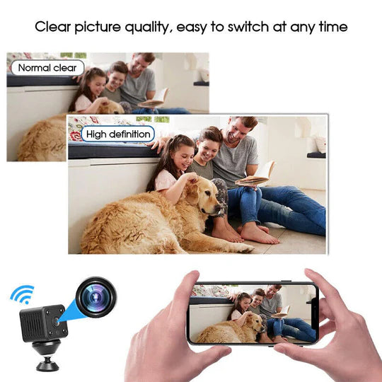 4K HD MINI WIFI WIRELESS IP HIDDEN SPY CAMERA CAM NETWORK MONITOR NIGHT VISION