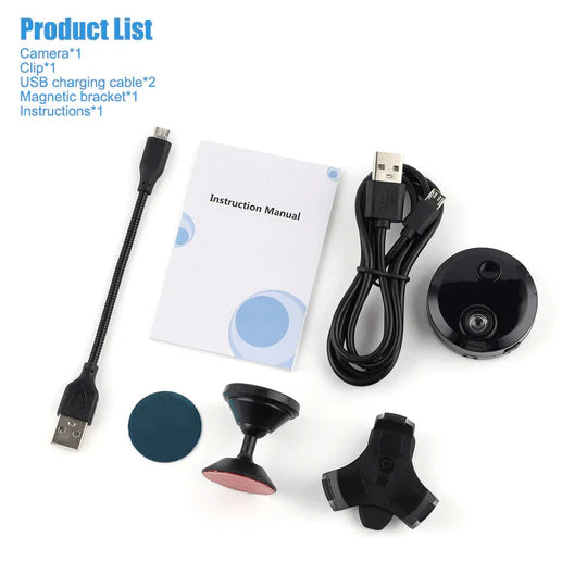 HD 1080P WIFI WIRELESS MINI CAMERA SECURITY CAMERA BODY POCKET CAM NIGHT VISION