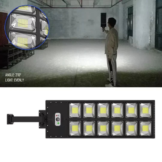 1500W Solar LED Strong Light Double Row Path Light Solar Induction Outdoor