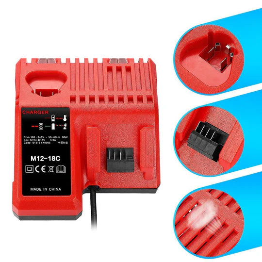 FOR MILWAUKEE M12-18FC FAST RAPID CHARGER - AUSTRALIAN MODEL