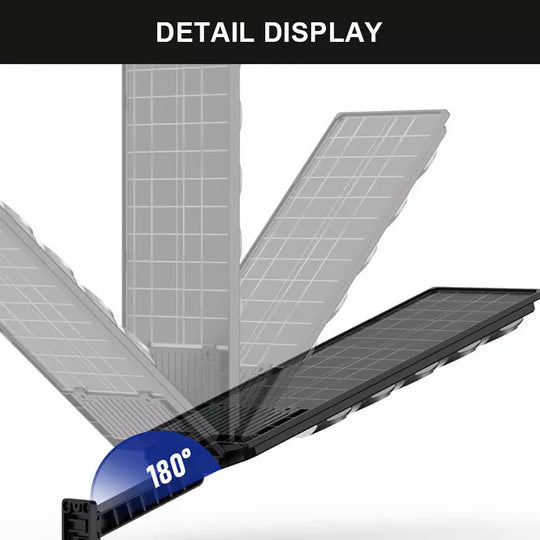 1500W Solar LED Strong Light Double Row Path Light Solar Induction Outdoor