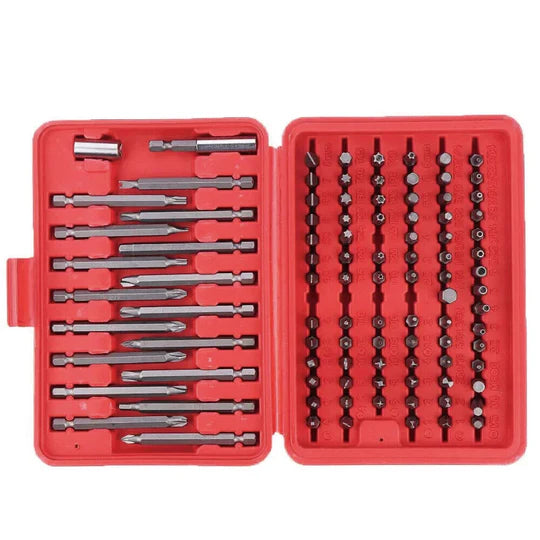 75MM SECURITY BIT SET DRILL STAR HEX SPANNER TORX MAGNETIC SCREWDRIVER PH2 98PC