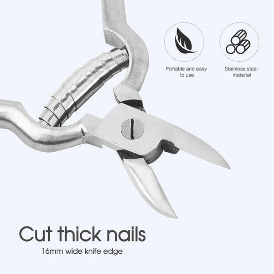PROFESSIONAL LARGE TOE NAIL CLIPPERS HEAVY DUTY NAIL CLIPPERS FOR THICK NAILS