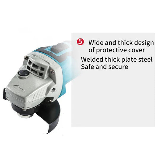 BRUSHLESS CORDLESS ANGLE GRINDER 125MM CUTTING POLISHING,18V BATTERY
