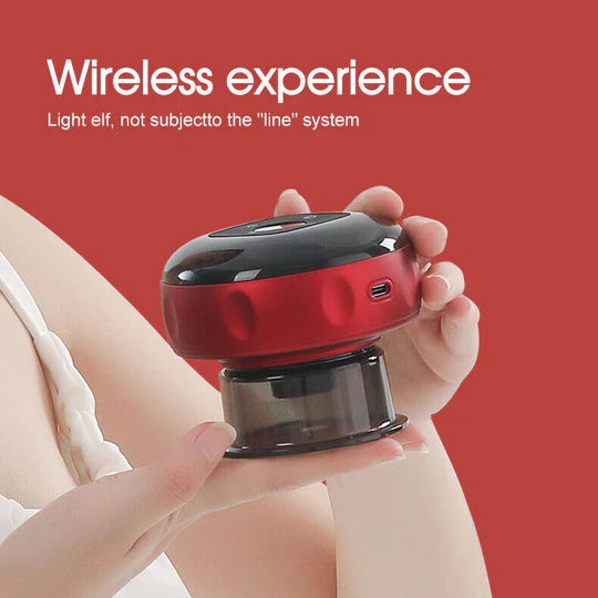 12 SPEED LCD ELECTRIC CUPPING THERAPY SMART HEATING MASSAGER BODY SLIMMING