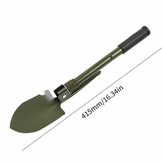 OUTDOOR SURVIVAL FOLDABLE SHOVEL SPADE GARDEN CAMPING HIKING CAMP COMPASS