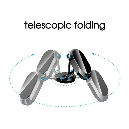 METAL MAGNETIC CAR PHONE HOLDER FOLDING MAGNET DASH MOUNT MOBILE PHONE