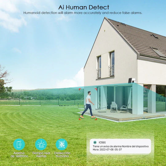 SOLAR SECURITY CAMERA BATTERY POWERED OUTDOOR WIRELESS WIFI CCTV PTZ CAMERA IP