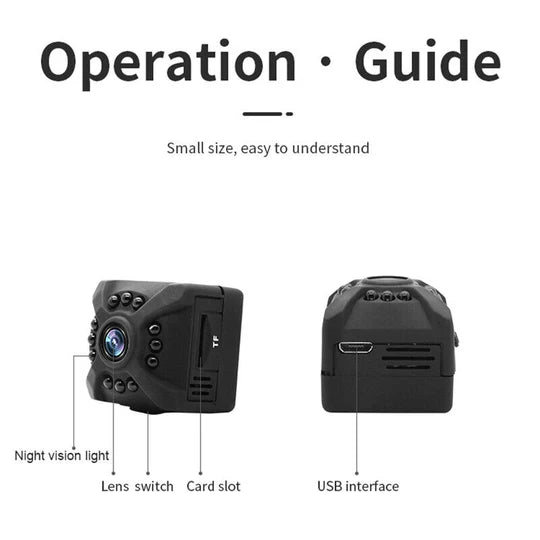 Mini Wifi Wireless IP Spy Hidden Camera 1080P HD Security Cam Network Monitor