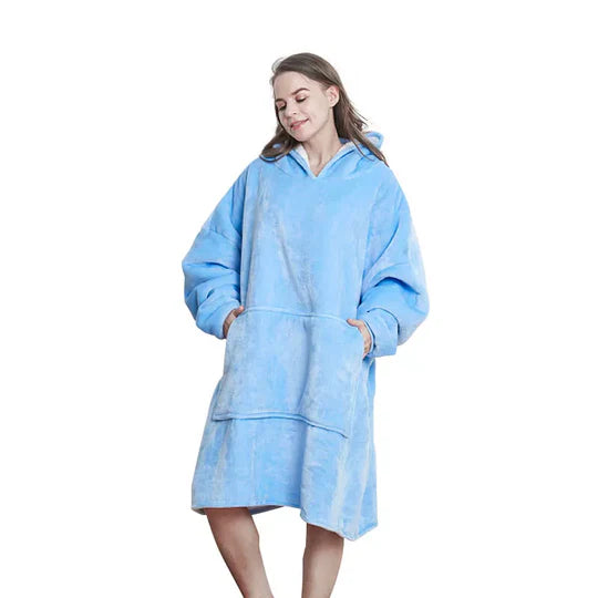 Oversize Plush Warm Blanket Ultra Giant Sweatshirt Huggle Fleece