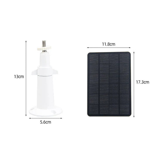 SOLAR PANEL FOR OUTDOOR CAMERA SECURITY CAM MICRO USB BATTERY CHARGER 10W OUTPUT