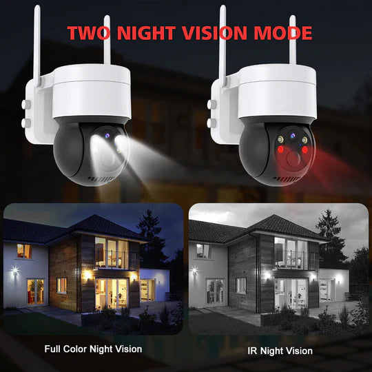 SOLAR SECURITY CAMERA BATTERY POWERED OUTDOOR WIRELESS WIFI CCTV PTZ CAMERA IP