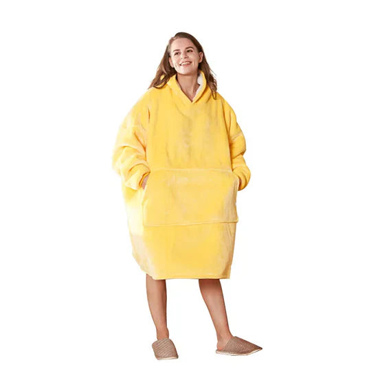 Oversize Plush Warm Blanket Ultra Giant Sweatshirt Huggle Fleece