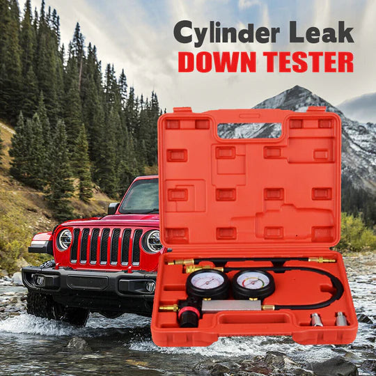 CYLINDER LEAK DOWN TESTER PETROL ENGINE COMPRESSION LEAKAGE LEAKDOWN DETECTOR
