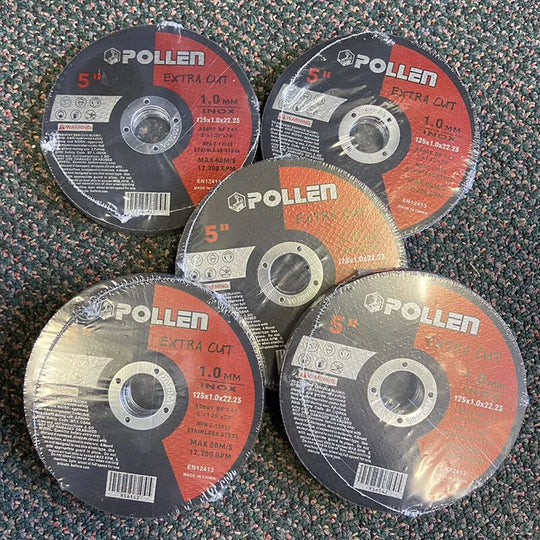 50pc 5" 125mm Angle Grinder Cutting Discs - Thin Cut Off Wheels Disks for Metal