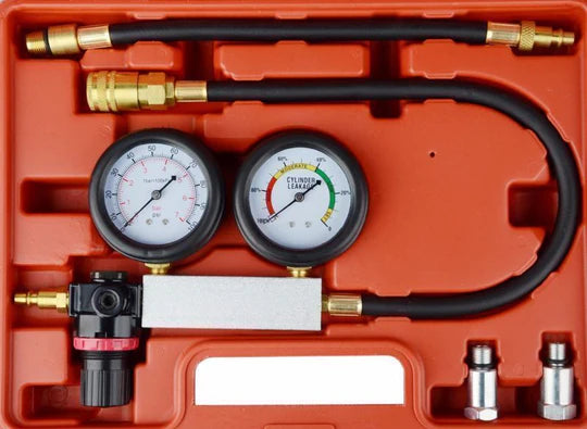 CYLINDER LEAK DOWN TESTER PETROL ENGINE COMPRESSION LEAKAGE LEAKDOWN DETECTOR