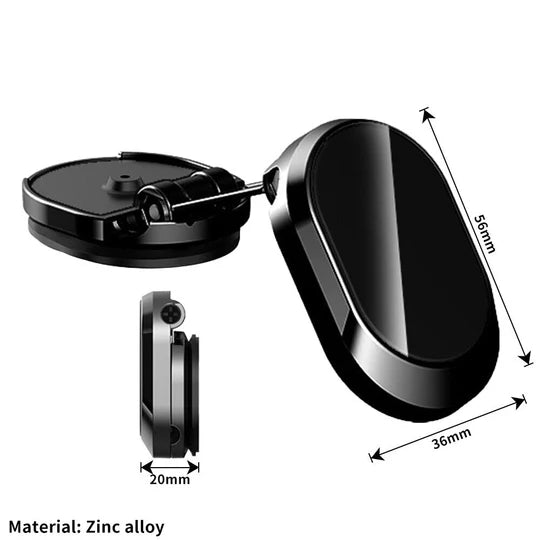METAL MAGNETIC CAR PHONE HOLDER FOLDING MAGNET DASH MOUNT MOBILE PHONE