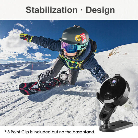 HD 1080P WIFI WIRELESS MINI CAMERA SECURITY CAMERA BODY POCKET CAM NIGHT VISION