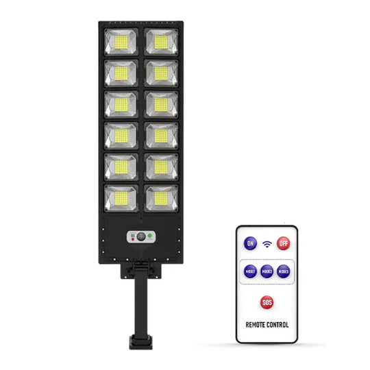 1500W Solar LED Strong Light Double Row Path Light Solar Induction Outdoor