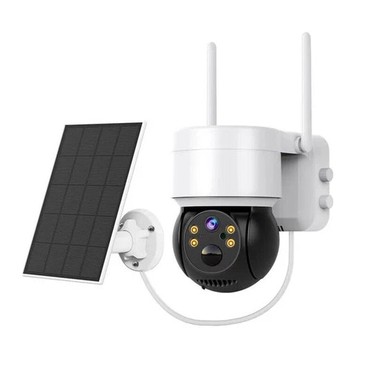 SOLAR SECURITY CAMERA BATTERY POWERED OUTDOOR WIRELESS WIFI CCTV PTZ CAMERA IP