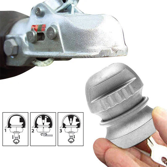 TRAILER COUPLING HITCH LOCK TOW BALL BAR SECURITY CARAVAN RV ANTI THEFT PIN TOOL