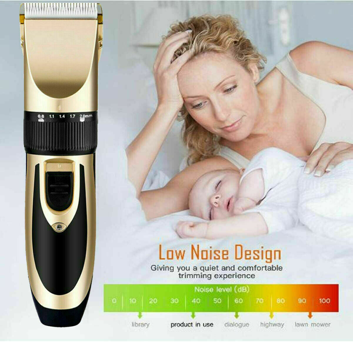 Hover to zoom Have one to sell? Sell it yourself Professional Hair Clippers Men cordless hair trimmers washable Beard Trimmer